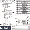 Bristan Vegas Kitchen Sink Mixer Tap Spares